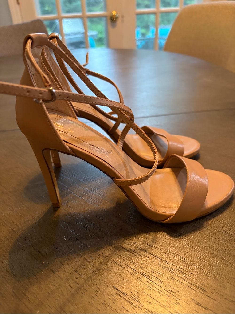 Mix No. 6 Strappy High Heel Sandals - Nude/Tan